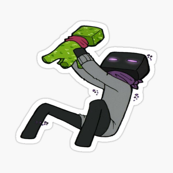 Enderman - Minecraft - Sticker sold by Diego Della Posta, SKU 798203