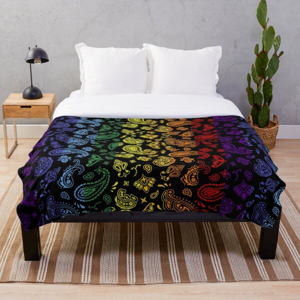 Item preview, Arcoiris en Paisley Negro designed and sold by BadBehaviour.