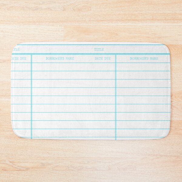 Item preview, Library Book Date Due Card designed and sold by MandaMacabre.