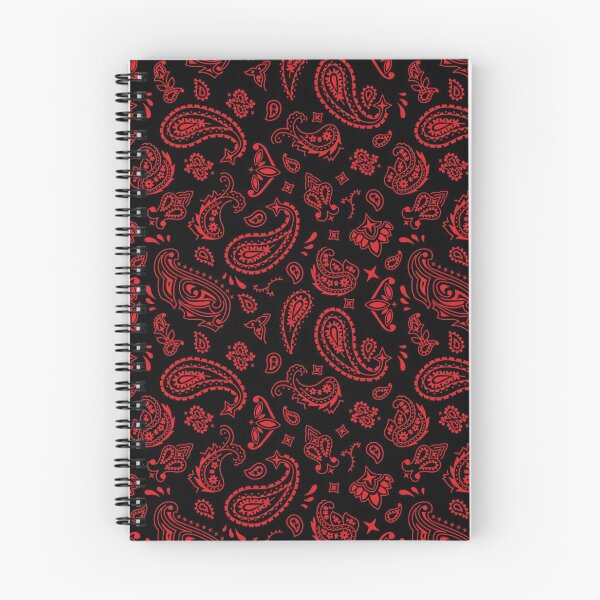 Item preview, Red on Black Paisley designed and sold by BadBehaviour.