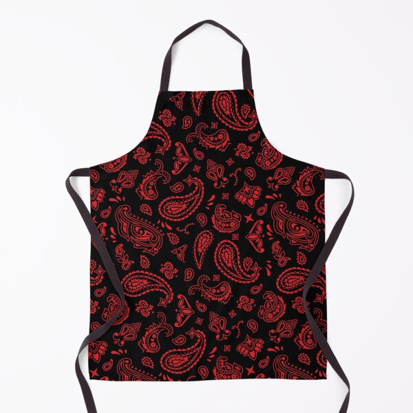 Item preview, Red on Black Paisley designed and sold by BadBehaviour.