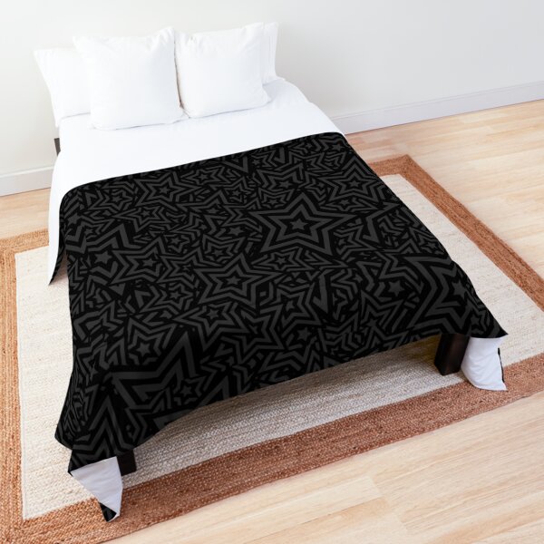 BLACK STAR PATTERN Comforter