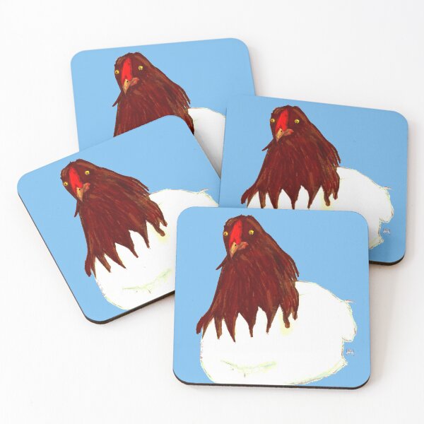 Item preview, Brown head and beige body Rooster designed and sold by Eejee-SK.