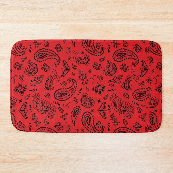 Item preview, Black on Red Paisley designed and sold by BadBehaviour.