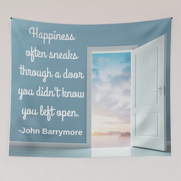 Item preview, Happiness often sneaks through a door designed and sold by Caregiverology.