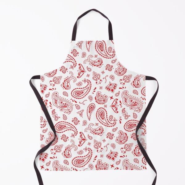 Item preview, Red on White Paisley designed and sold by BadBehaviour.