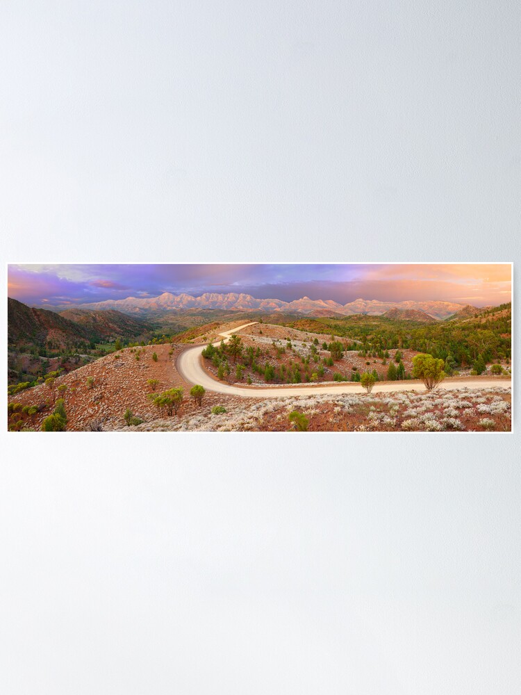 Thumbnail 2 of 3, Poster, Bunyeroo Valley, Flinders Ranges, South Australia designed and sold by Michael Boniwell.