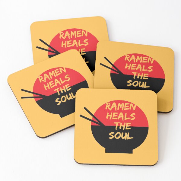 Item preview, Ramen heals the soul designed and sold by Reallife14.