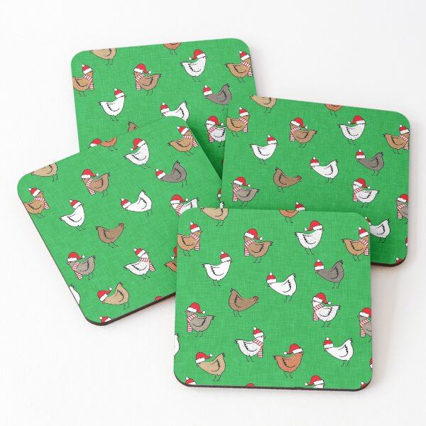 Item preview, Christmas Chickens designed and sold by littlearrow.