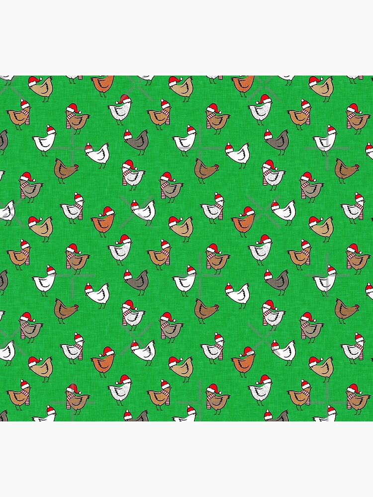 Christmas Chickens by littlearrow