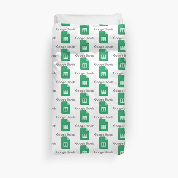 Google Sheets Duvet Cover