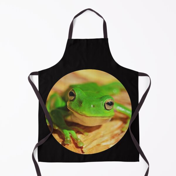 Item preview, Colorful Modern Green Frog Photo Portrait  designed and sold by MakiMak.