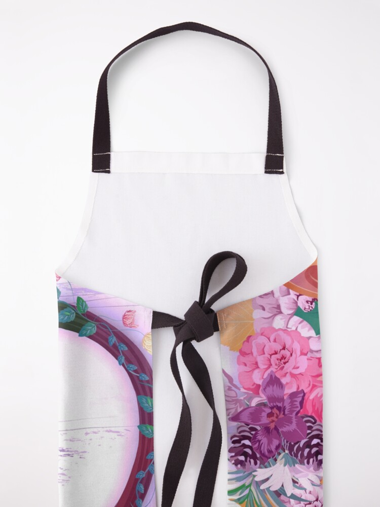 Alternate view of Shabby Chic Hearts on Distressed Wood Apron