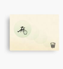 trash man Canvas Print