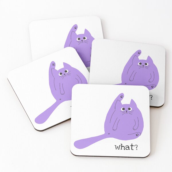 Item preview, What? Cat designed and sold by Elizabeth K. King.