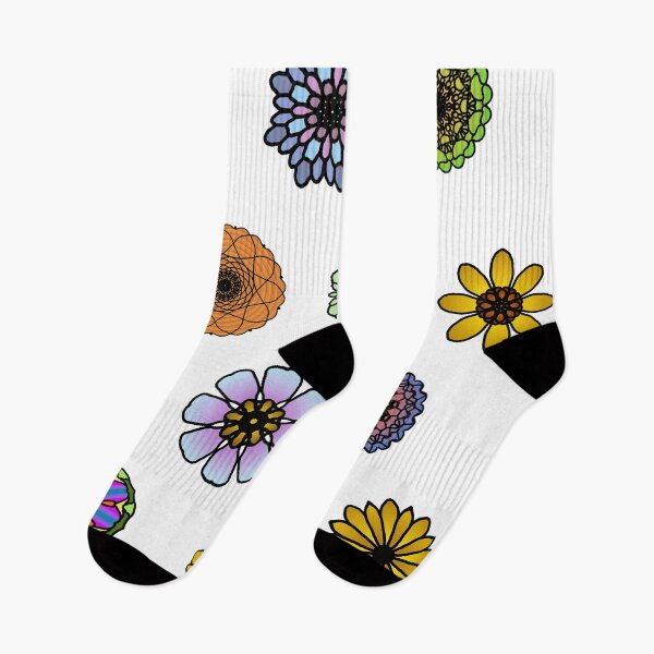 Item preview, Fun flower sticker pack designed and sold by HappyThoughts85.