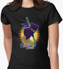 Ninja Squirrel Women's Fitted T-Shirt