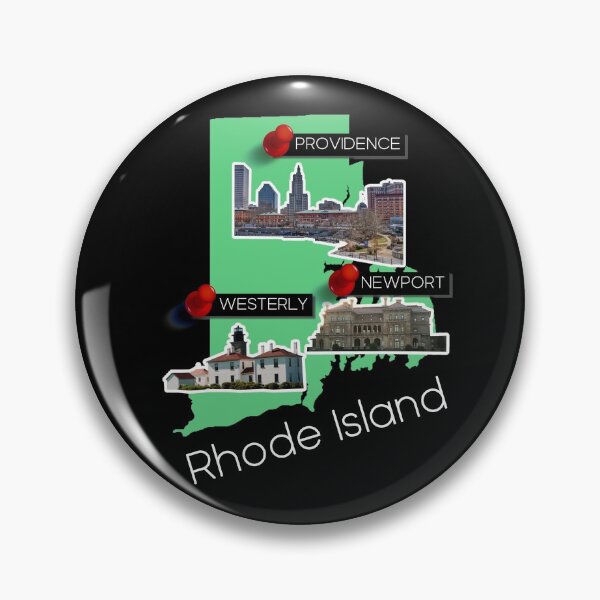 Artikelvorschau, Rhode Island Karte entworfen und verkauft von Laybov.