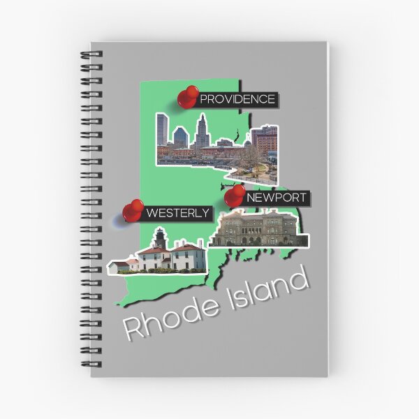 Aperçu de l'œuvre Carte de Rhode Island créée et vendue par Laybov.