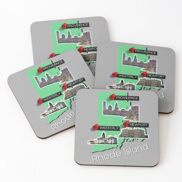 Item preview, Rhode Island Map designed and sold by Laybov.