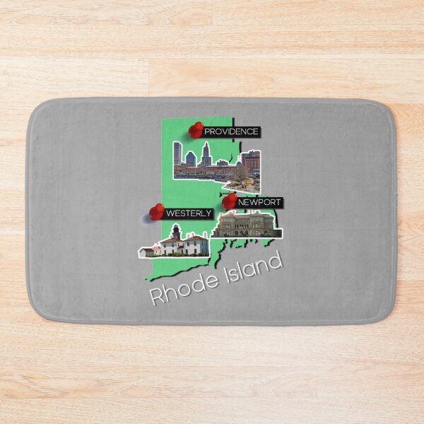 Item preview, Rhode Island Map designed and sold by Laybov.