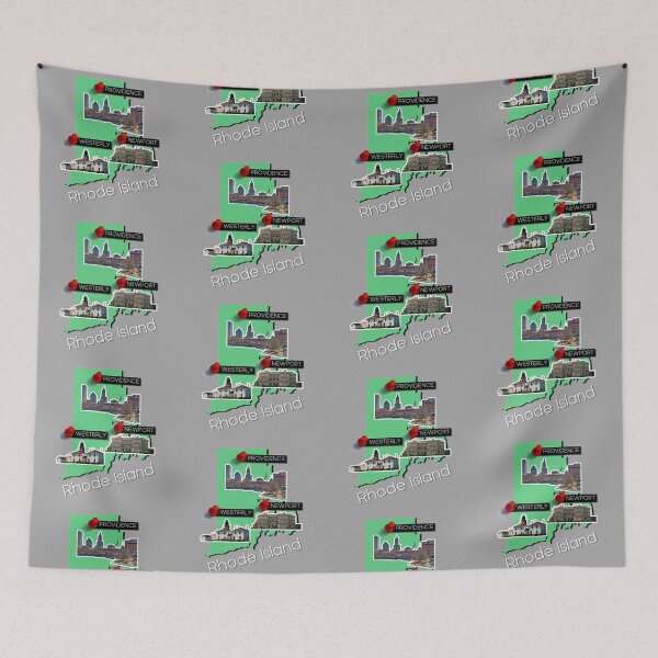 Item preview, Rhode Island Map designed and sold by Laybov.