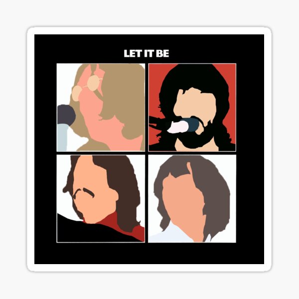 Let It Be Sticker