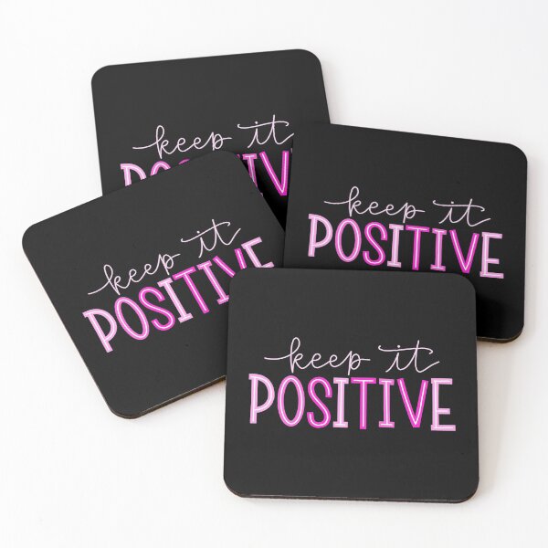 Item preview, Keep it Positive designed and sold by lilacfinches.