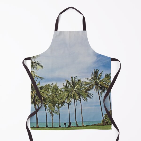 Item preview, Tropical waterfront park with palm trees designed and sold by Randell Burke.