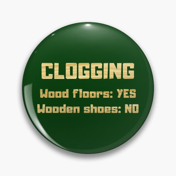 Item preview, Clogging wooden shoes no wood floors yes green designed and sold by GrammarDance.