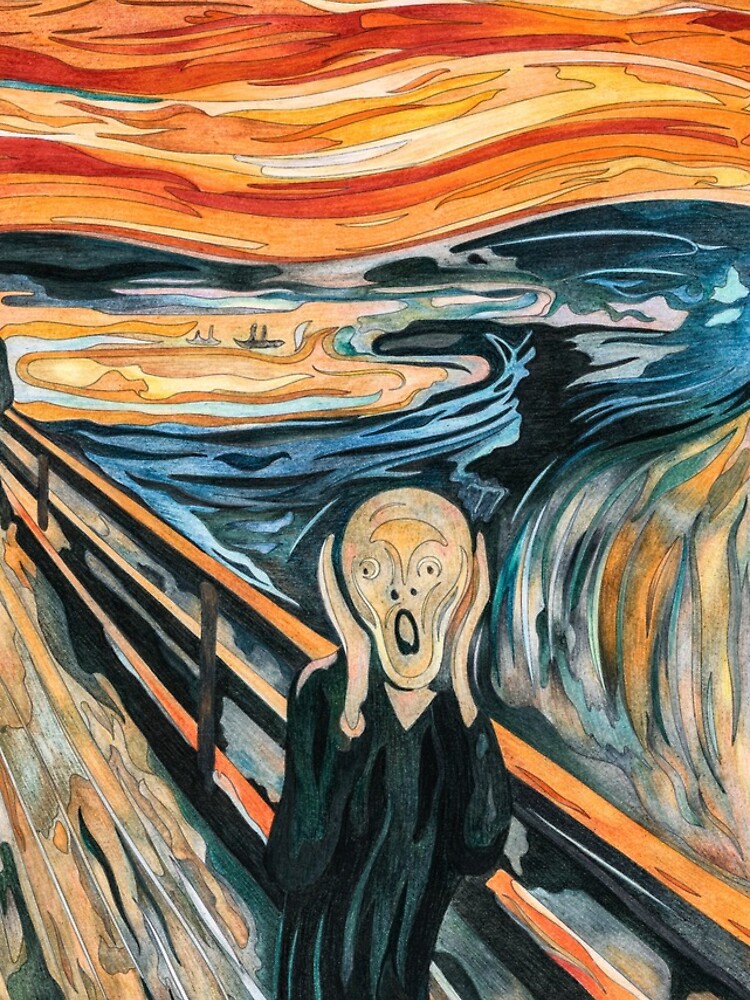 "The Scream, Norwegian Expressionist Painting By Artist