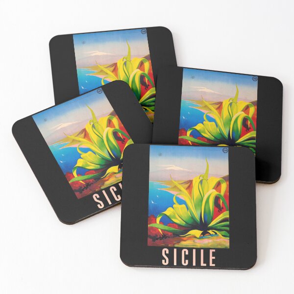 Aperçu de l'œuvre Vintage Sicile Sicilia Italia Sicily Italy European Travel créée et vendue par digitalvintage.