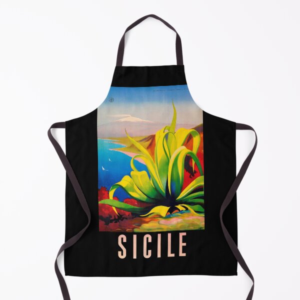 Aperçu de l'œuvre Vintage Sicile Sicilia Italia Sicily Italy European Travel créée et vendue par digitalvintage.