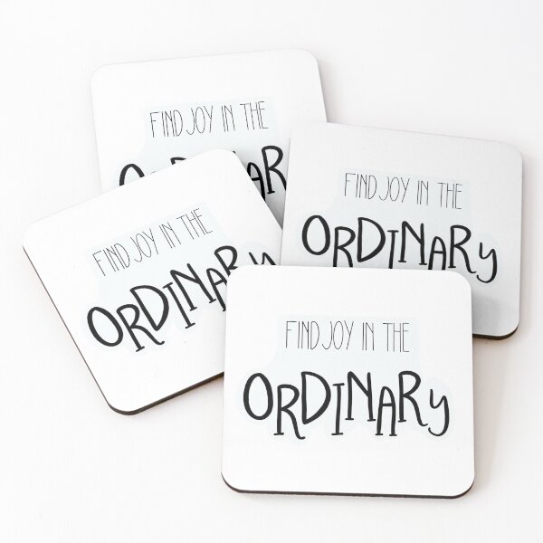 Item preview, "Find Joy In The Ordinary" Sticker designed and sold by gsnavelydesigns.