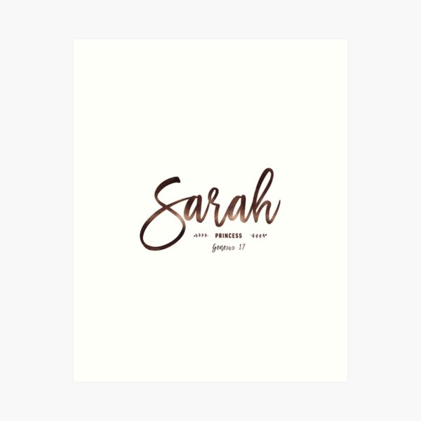 Item preview, Christian Name Collection | Sarah designed and sold by Blessed Be Your Name.
