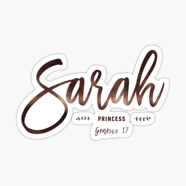 Item preview, Christian Name Collection | Sarah designed and sold by Blessed Be Your Name.