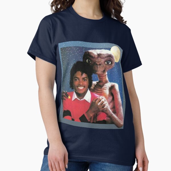 Aperçu de l'œuvre Michael et E.T Meilleurs amis pour la vie créée et vendue par GoblinBitch.