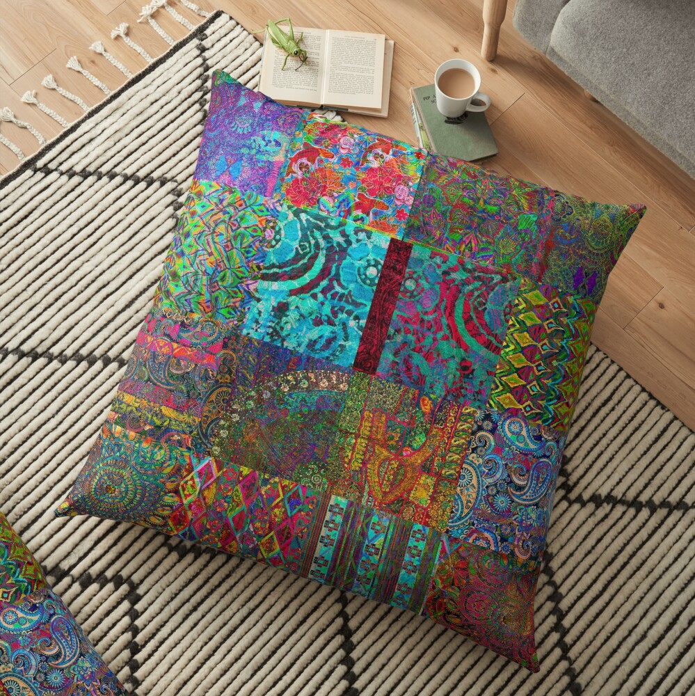 Bohemian Wonderland Floor Pillow