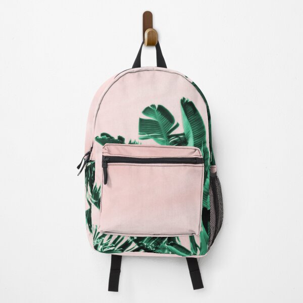 Item preview, Turquoise Banana Leaves, pink sky   designed and sold by Anna Lemos.