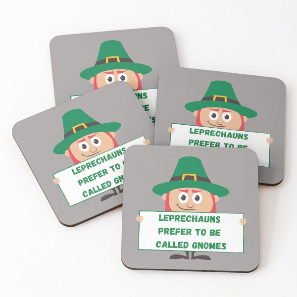 Item preview, Leprechauns Prefer To Be Called Gnomes Karl Pilkington Inspired Design designed and sold by Gramsta.