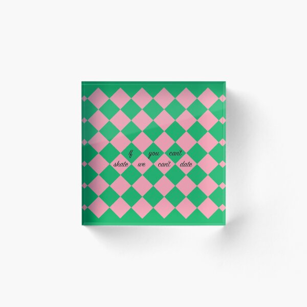 Artikelvorschau, Wenn Sie nicht skaten können, können wir Argyle Print nicht klein datieren entworfen und verkauft von willowbb.