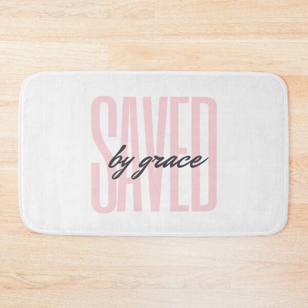 Item preview, Saved by Grace (light pink) designed and sold by LiveAndGlow.