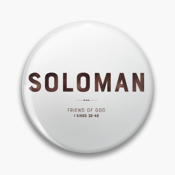 Item preview, Christian Name Collection | Soloman designed and sold by Blessed Be Your Name.