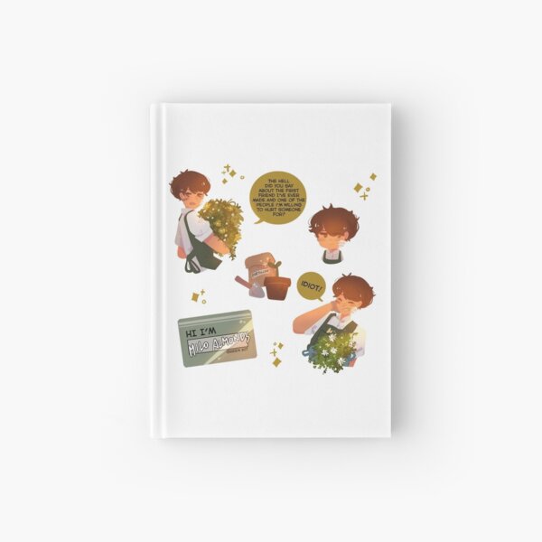 Plant Boy Milo Pattern Hardcover Journal Hardcover Journal