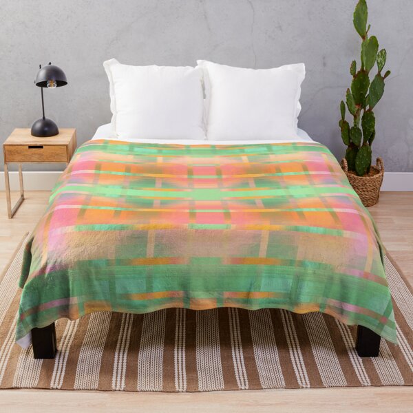 Item preview, Peach Cobbler Plaid designed and sold by Sharon Schwalbe.