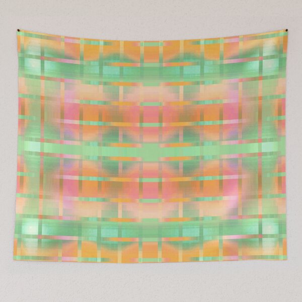 Item preview, Peach Cobbler Plaid designed and sold by Sharon Schwalbe.
