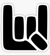 Sign of the Horns v1 Sticker