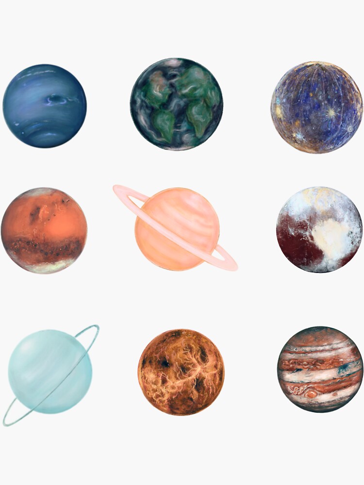 "solar system Sticker for Sale by acamille28 Redbubble
