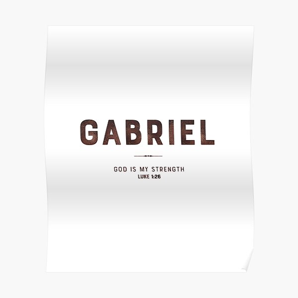 christian-name-collection-gebriel-poster-for-sale-by-twinklefern