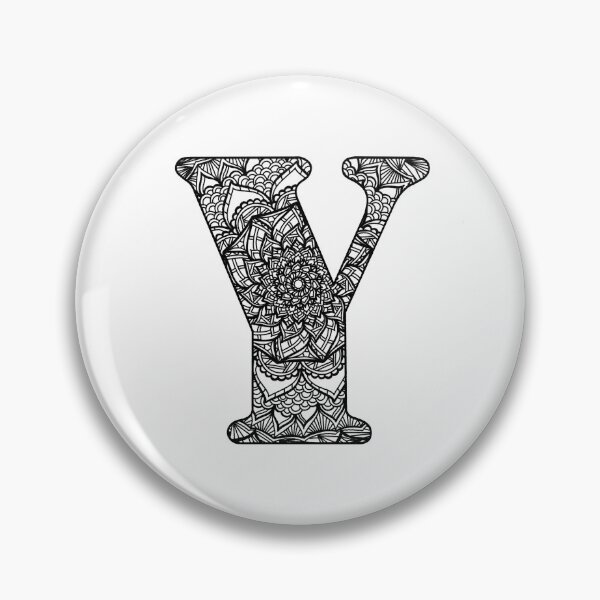Item preview, Mandala Letter Y designed and sold by lizashev.